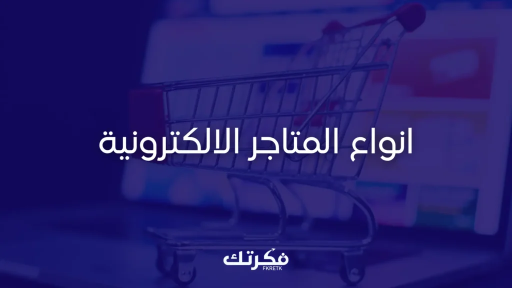 انواع المتاجر الالكترونية